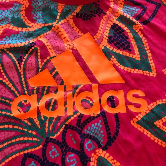 NWT Adidas Pink Farm GFX Tee, Size S - Picture 6 of 13
